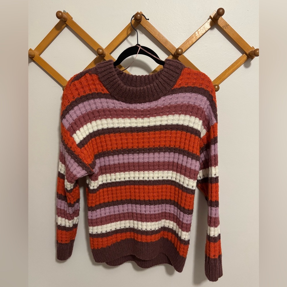 Sonoma Striped Oversized Sweater / Women's Small
